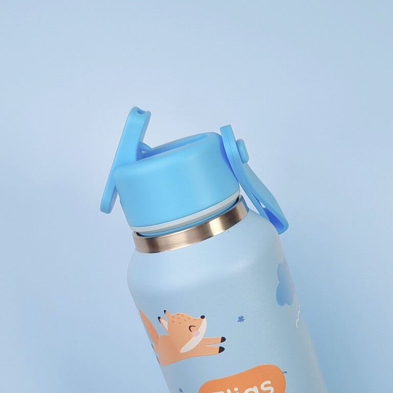 Drinkfles met extra rietjesdop
