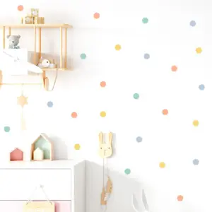 Dots muurstickers in de kinderkamer