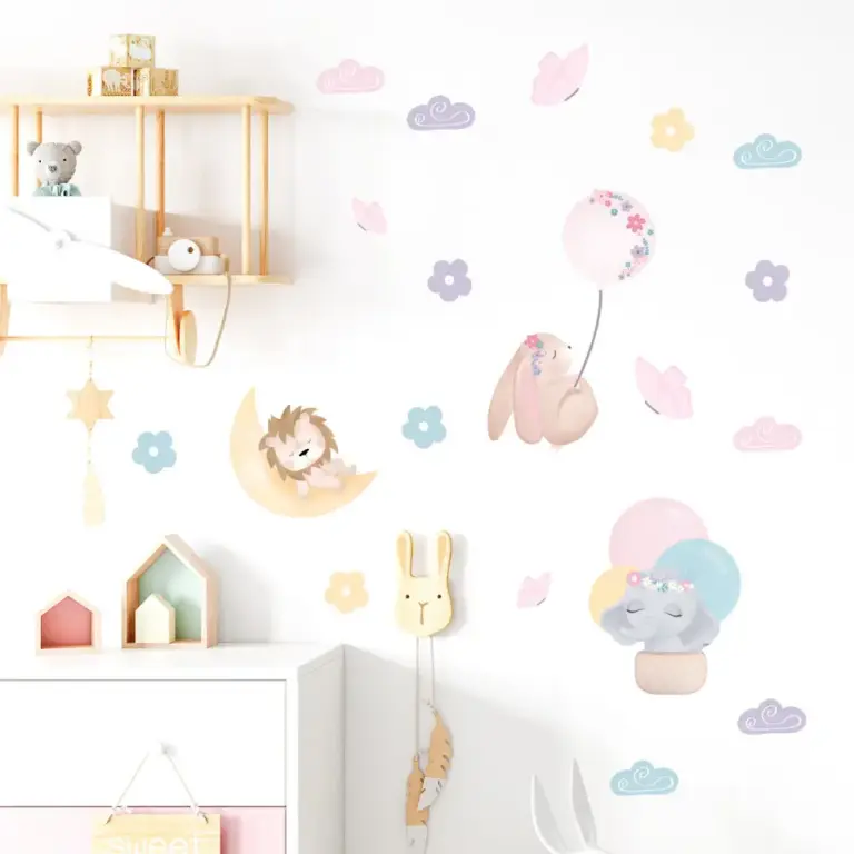 Drommeland muurstickers in de kinderkamer