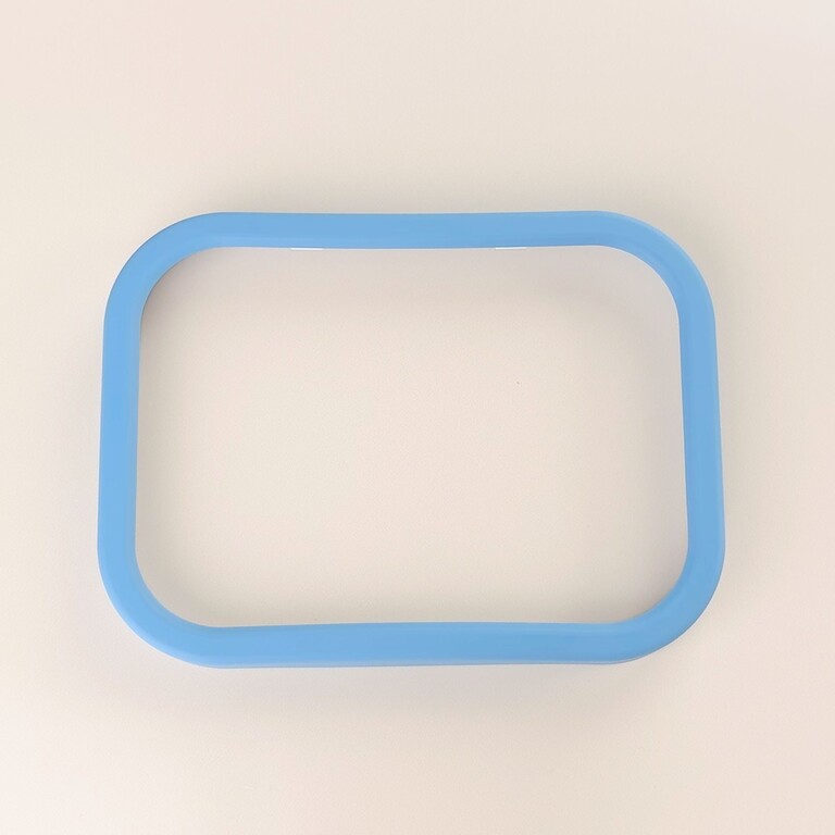 Blauwe rubberring voor broodtrommel